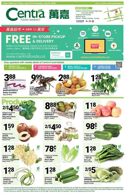 Centra Foods (Aurora) Flyer July 10 to 16