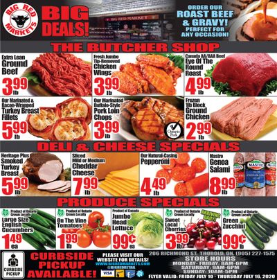 Big Red Markets Flyer July 10 to 16