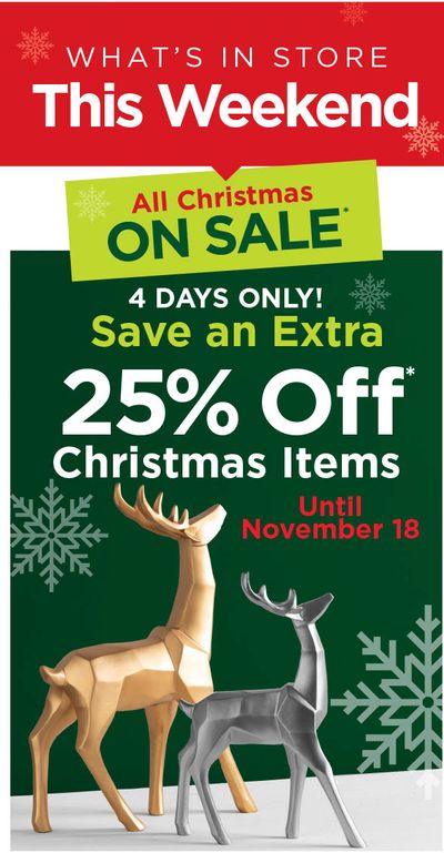 Kitchen Stuff Plus Canada Offers: Save an Extra 25% Off Christmas Collection, with Coupon!