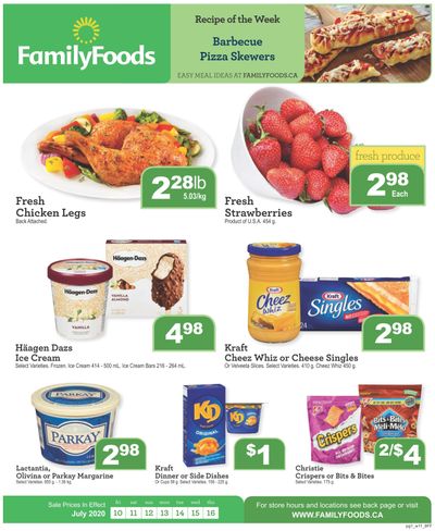 Family Foods Flyer July 10 to 16