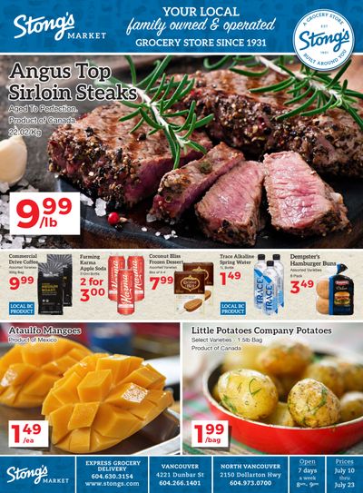 Stong's Market Flyer July 10 to 16