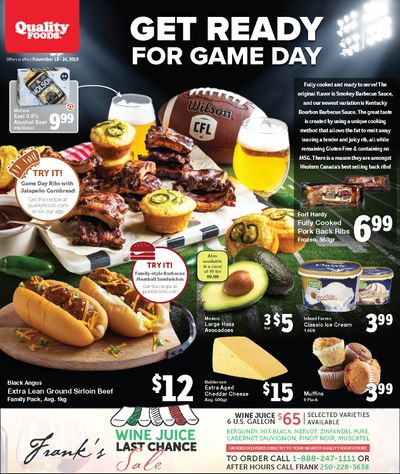Quality Foods Flyer November 18 to 24