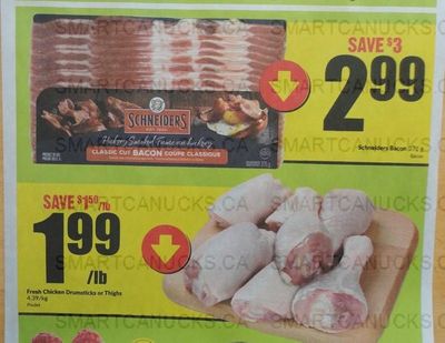 Freshco Ontario: Schneiders Bacon $2.99 Until November 20th