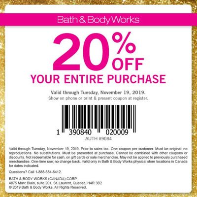 Bath & Body Works Canada Deals: Only $10 for 3-Wick Candles After Using 20% Off Coupon
