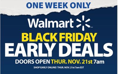 Walmart Canada Black Friday 2019 Early Deals Flyer,