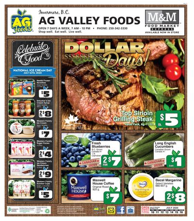 AG Foods Flyer July 10 to 16