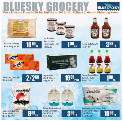 Blue Sky Supermarket (Pickering) Flyer July 10 to 16