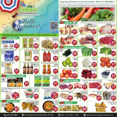 Ethnic Supermarket Flyer July 10 to 16