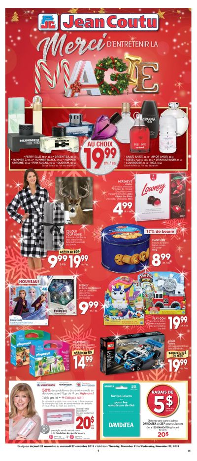 Jean Coutu (QC) Flyer November 21 to 27