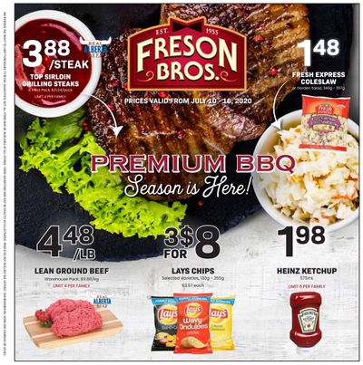 Freson Bros. Flyer July 10 to 16