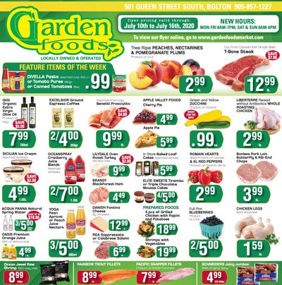 Garden Foods Flyer July 10 to 16