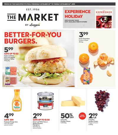 The Market by Longo's Flyer November 20 to 26