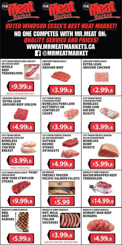 M.R. Meat Market Flyer July 11 to 18