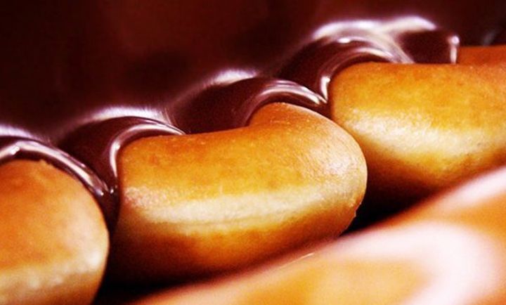 CHOCOLATE GLAZED at Krispy Kreme CHOCOLATE GLAZED at Krispy Kreme