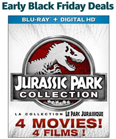 Amazon Canada Early Black Friday Deals Of The Day: Save 43% on Jurassic Park 1-4 Collection + 25% on Robocop Movie