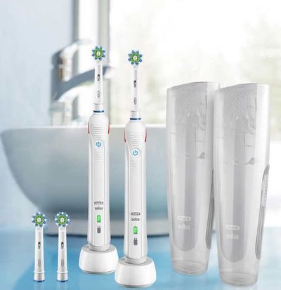 Oral-B Professional Care 2000 Electric Rechargeable Toothbrush, 2-pack For $94.99 At Costco Canada