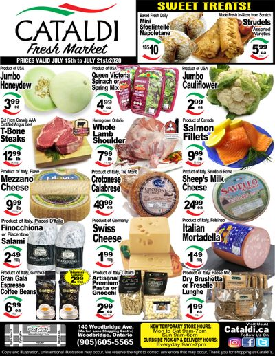 Cataldi Fresh Market Flyer July 15 to 21