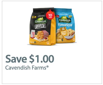 Walmart Canada Coupons: Save $1 off Cavendish Farms