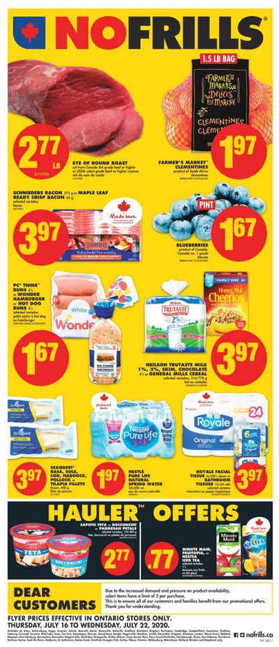No Frills (ON) Flyer July 16 to 22