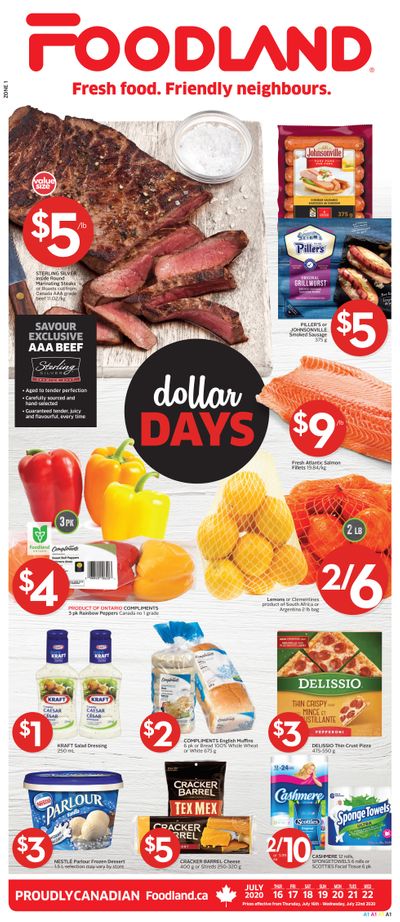Foodland (ON) Flyer July 16 to 22