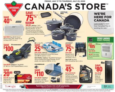 Canadian Tire (ON) Flyer July 17 to 23