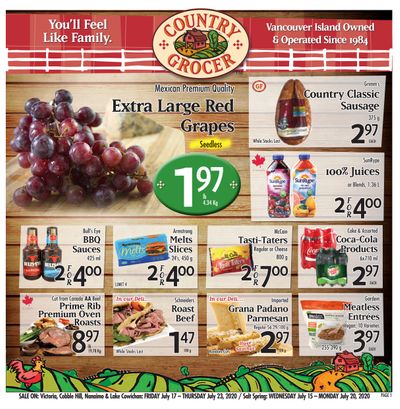 Country Grocer (Salt Spring) Flyer July 15 to 20