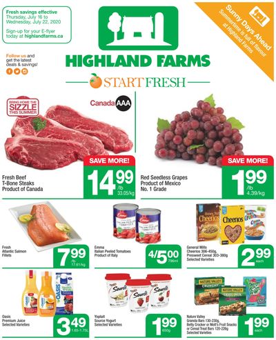 Highland Farms Flyer July 16 to 22