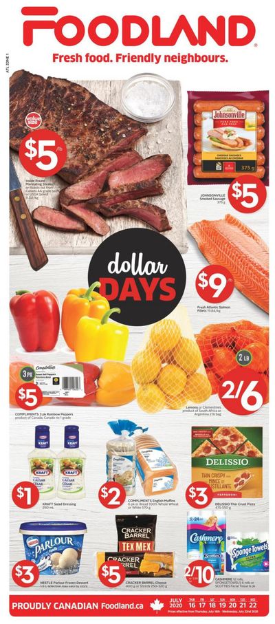 Foodland (Atlantic) Flyer July 16 to 22