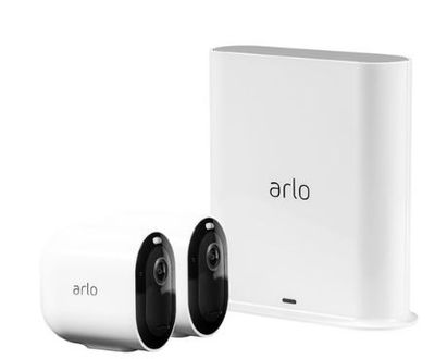 Arlo Pro 3 Wireless Indoor/Outdoor Security System with 2 Bullet 2K Cameras - White For $579.99 At Best Buy Canada
