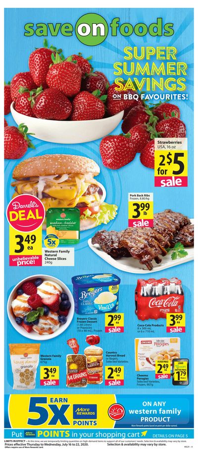 Save on Foods (BC) Flyer July 16 to 22