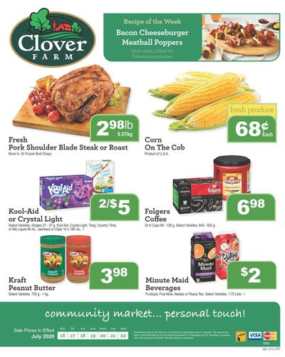 Clover Farm (ON) Flyer July 16 to 22