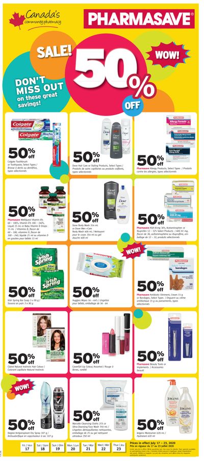 Pharmasave (NB) Flyer July 17 to 23
