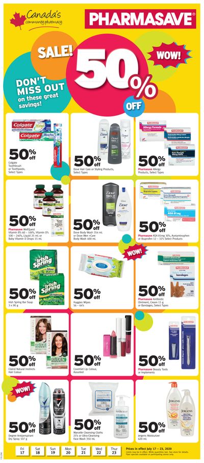 Pharmasave (Atlantic) Flyer July 17 to 23