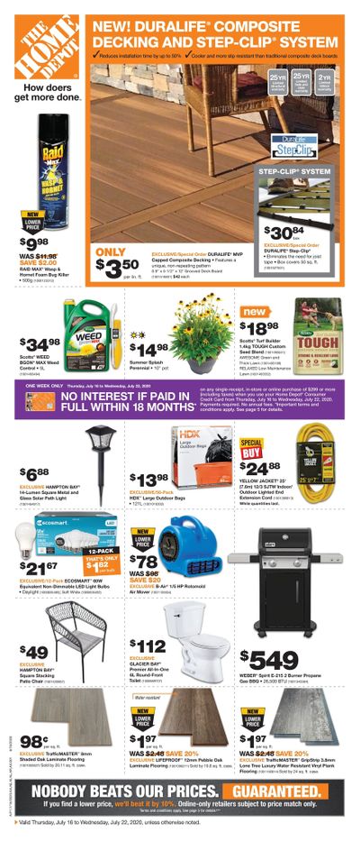 Home Depot (ON) Flyer July 16 to 22
