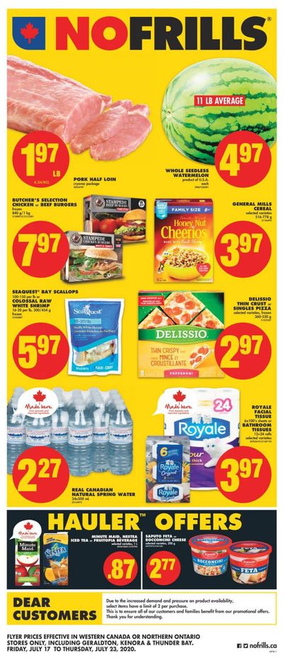 No Frills (West) Flyer July 17 to 23