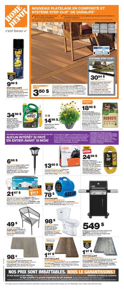 Home Depot (QC) Flyer July 16 to 22