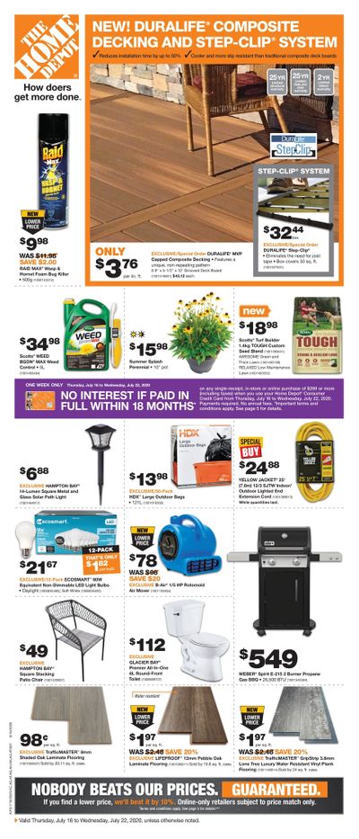 Home Depot (BC) Flyer July 16 to 22