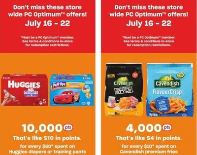 Loblaws Ontario PC Optimum Offers July 16th – 22nd