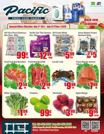 Pacific Fresh Food Market (North York) Flyer July 17 to 23
