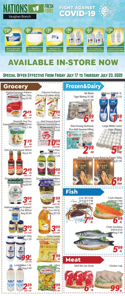 Nations Fresh Foods (Vaughan) Flyer July 17 to 23