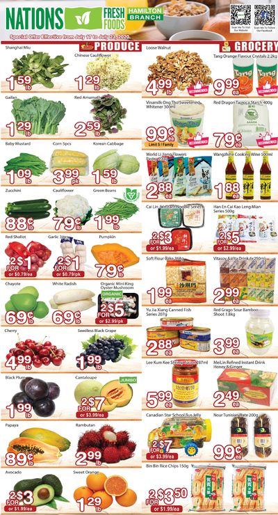 Nations Fresh Foods (Hamilton) Flyer July 17 to 23