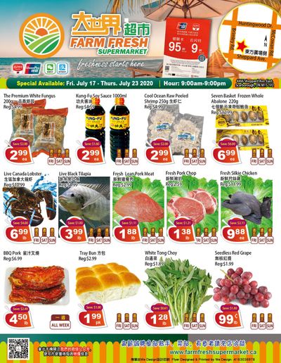 Farm Fresh Supermarket Flyer July 17 to 23