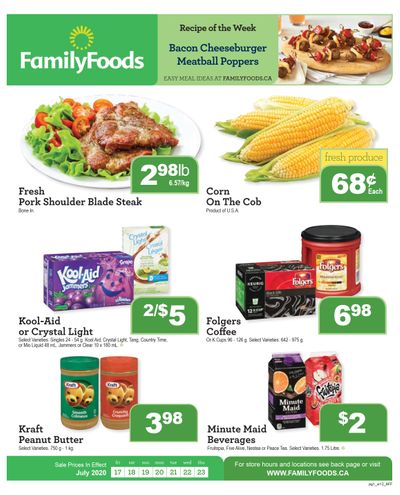 Family Foods Flyer July 17 to 23