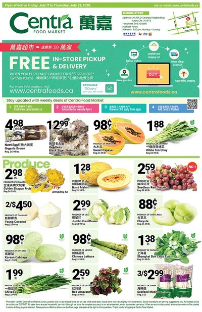 Centra Foods (Aurora) Flyer July 17 to 23