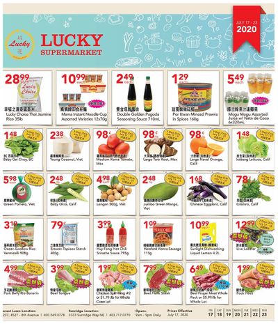 Lucky Supermarket (Calgary) Flyer July 17 to 23