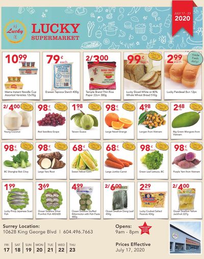 Lucky Supermarket (Surrey) Flyer July 17 to 23