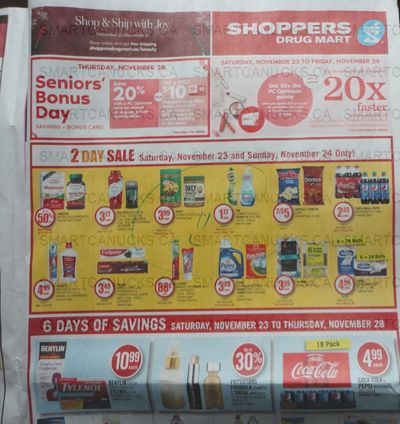 Shoppers Drug Mart Canada: 20x The PC Optimum Points When You Spend $75 On Cosmetics November 23rd – 29th