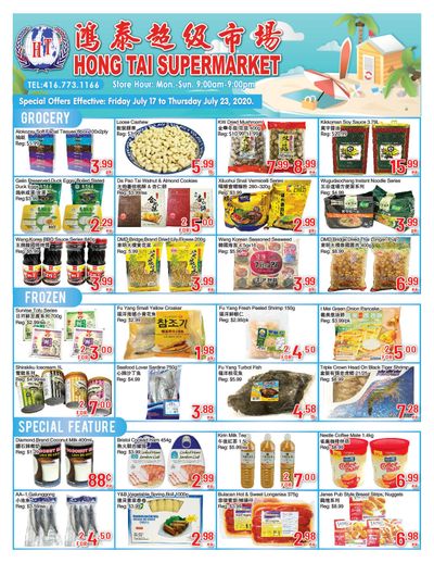 Hong Tai Supermarket Flyer July 17 to 23