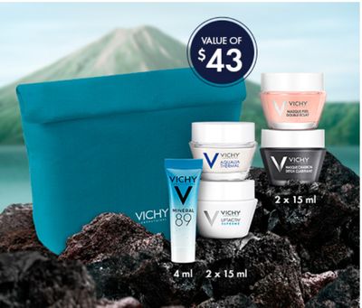Vichy Canada Promotions: Enjoy FREE 6-PIECE Bonus (value of $43) + FREE Shipping on Orders $60 With Coupon Code