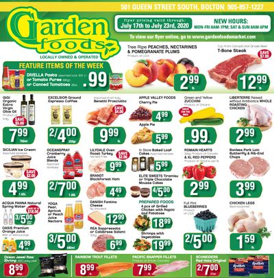 Garden Foods Flyer July 17 to 23